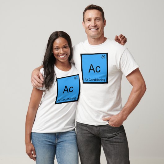 Ac - Airconditioning Chemie Element Symbool Tee T-shirt (Unisex)