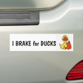 AC-I-remmen voor eenden Bumpersticker (Op auto)