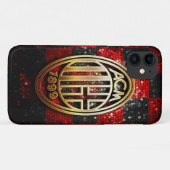 AC-milaan Case-Mate iPhone Case (Achterkant (horizontaal))