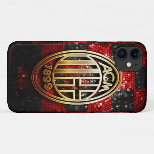 AC-milaan Case-Mate iPhone Case (Achterkant (horizontaal))