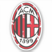 Ac milan classic logo sticker (Voorkant)