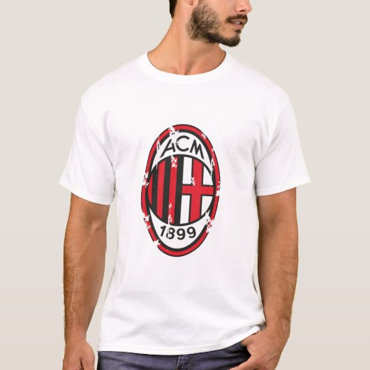 Ac milan vintage t-shirt (Voorkant)