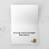 AC- Porcupine Prickly Carte d'anniversaire (Intérieur)