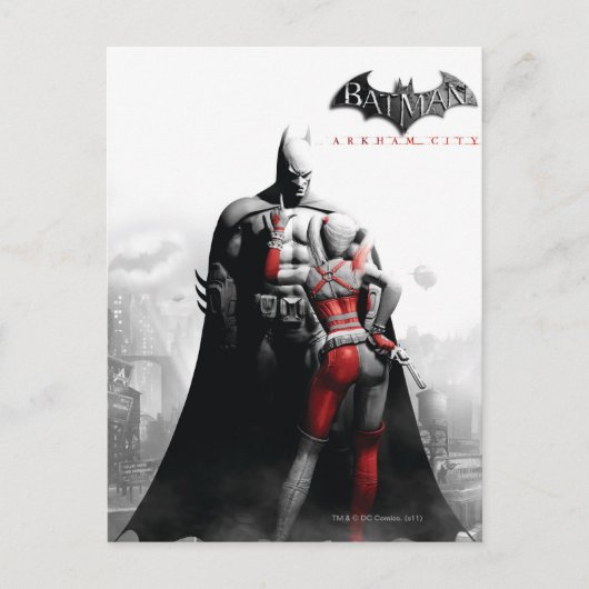 AC-Poster - Batman & Harley Briefkaart (Voorkant)