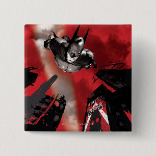 AC-Poster - Batman vliegen Vierkante Button 5,1 Cm