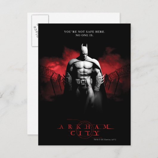 AC Poster - U bent hier niet veilig Briefkaart (Voorkant / Achterkant)