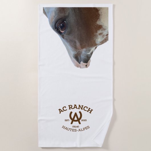ac ranch serviette de plage (Devant)