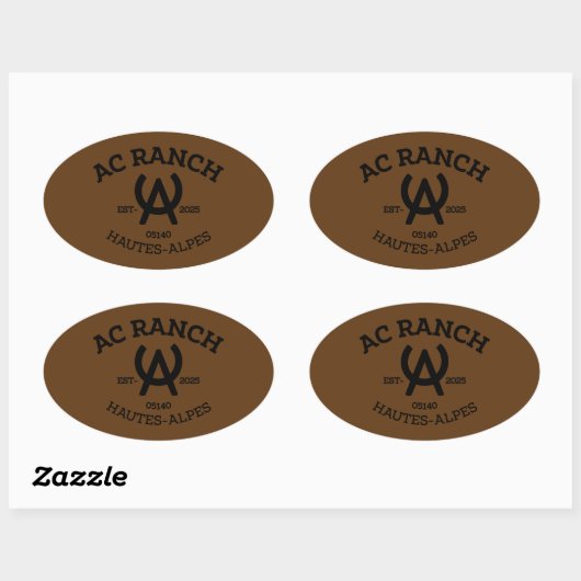 AC RANCH STICKERS (Feuille)