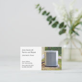 AC Service en Reparatie Visitekaartje (Staand voorkant)