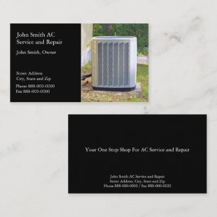 AC Service en Reparatie Visitekaartje