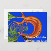 Acacia Circle Art Print Briefkaart (Voorkant / Achterkant)