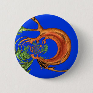 Acacia Circle Art Print Ronde Button 5,7 Cm