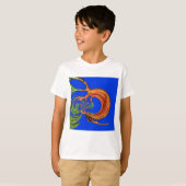 Acacia Circle Art Print T-shirt (Voorkant volledig)