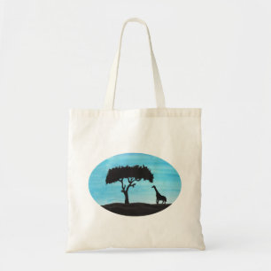 Acacia en Giraffe Tote Bag