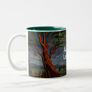 Acacia Legacy™ Storm Plains Museum Kunst Keramis Tweekleurige Koffiemok