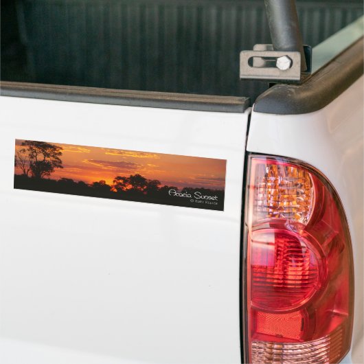Acacia Sunset Bumpersticker (Op Truck)