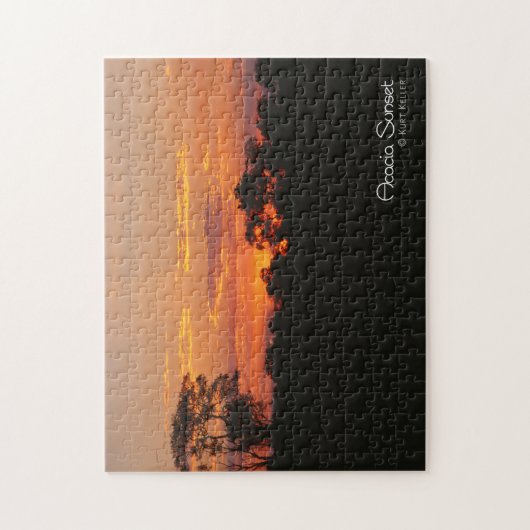 Acacia Sunset Legpuzzel (Verticaal)