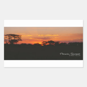 Acacia Sunset Rechthoekige Sticker