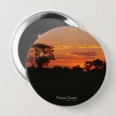 Acacia Sunset Ronde Button 4,0 Cm (Voorkant /achterkant)