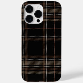 Academia Black Plaid Case-Mate iPhone 14 Pro Max Hoesje