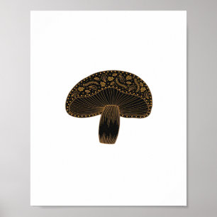 Academia Feeërieke Paddenstoel Cottagecore Estheti Poster