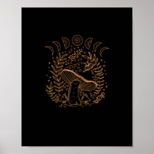 Academia Goblincore Cottagecore Esthetiek Hekserig Poster