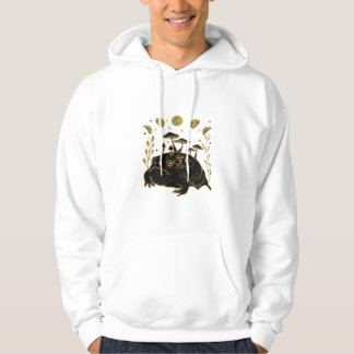 Academia Maan Hekserig Goblincore Esthetiek Kikker Hoodie