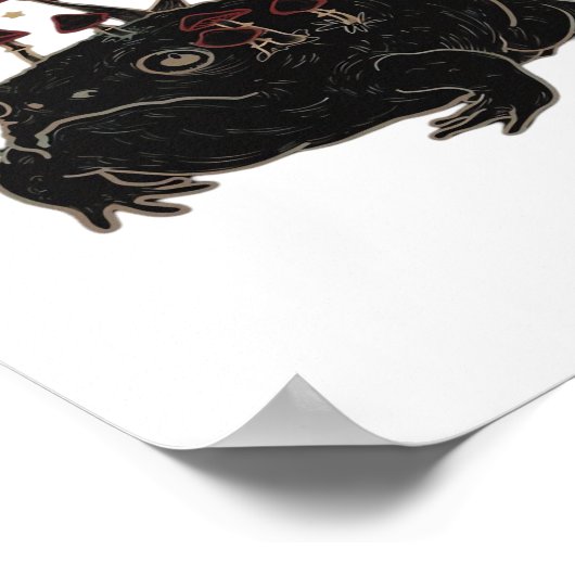 Academia Moon Witchy Goblincore Aesthetic Frog Cla Poster (Hoek)