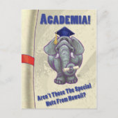 Academia Scroll Briefkaart (Voorkant)