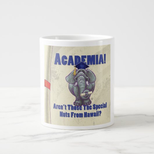 Academia Scroll Grote Koffiekop (Voorkant)