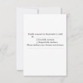 Academia Sombre Échos de la Bibliothèque RSVP (Dos)