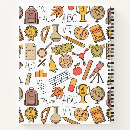 "Academic Adventures Notebook" Notitieboek (Achterkant)