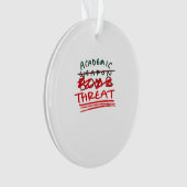 Academic Bomb Classic Ornament (voorkant)