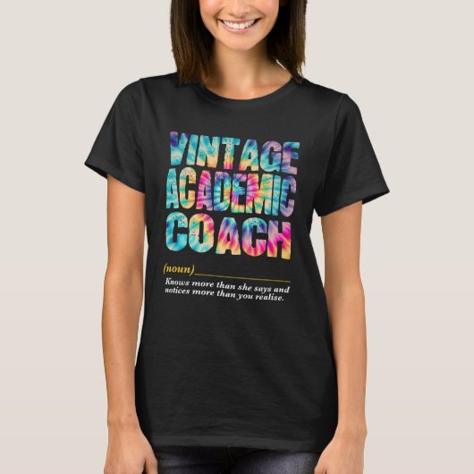 Academic Coach Appreciation Week Back to School 1 T-shirt (Voorkant)