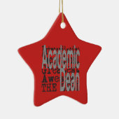 Academic Dean Extraordinaire Keramisch Ornament (Rechts)