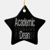 Academic Dean Extraordinaire Keramisch Ornament (Voorkant)