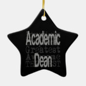 Academic Dean Extraordinaire Keramisch Ornament (Achterkant)