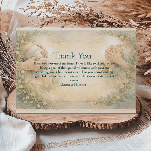 Academic Physical Therapy Graduate Bedankkaart