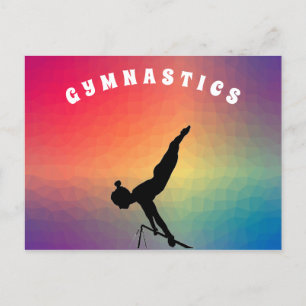 Académie de gymnastique aux étudiants Carte postal