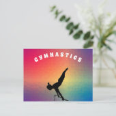 Académie de gymnastique aux étudiants Carte postal (Debout devant)