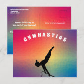 Académie de gymnastique aux étudiants Carte postal (Devant / Derrière)