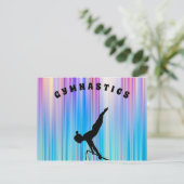 Académie de gymnastique aux étudiants Carte postal (Debout devant)