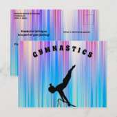 Académie de gymnastique aux étudiants Carte postal (Devant / Derrière)