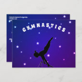 Académie de gymnastique aux étudiants Carte postal (Devant / Derrière)