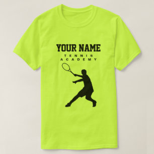Académie de tennis t-shirts de sport avec impressi