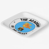 academie papieren bordje (Gebogen)