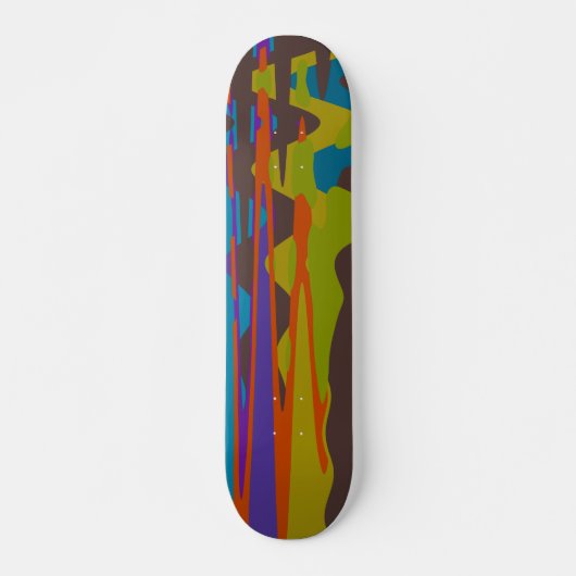 Academie Ridge Lava Skateboard (Voorkant)