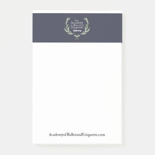 Academie voor Ballet en Etiquette Notitieblok Post-it® Notes (Voorkant)