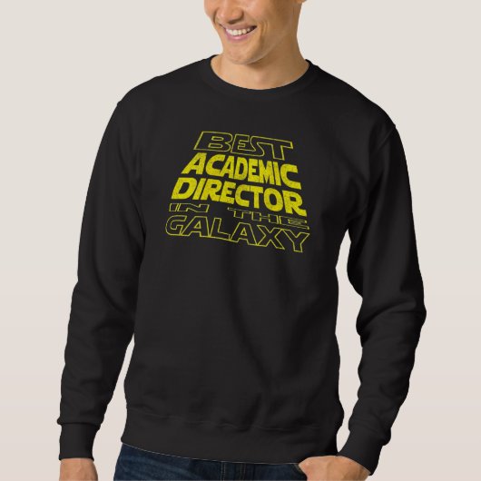 Academisch Directeur Space Backside Design Trui (Voorkant)