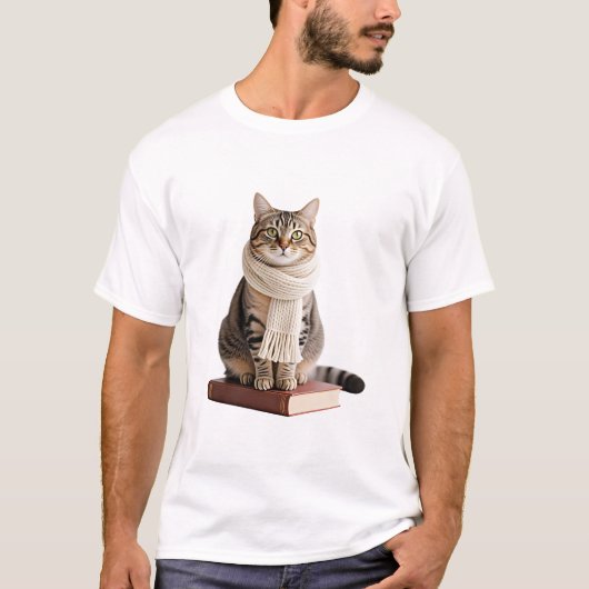 Academische kat t-shirt (Voorkant)